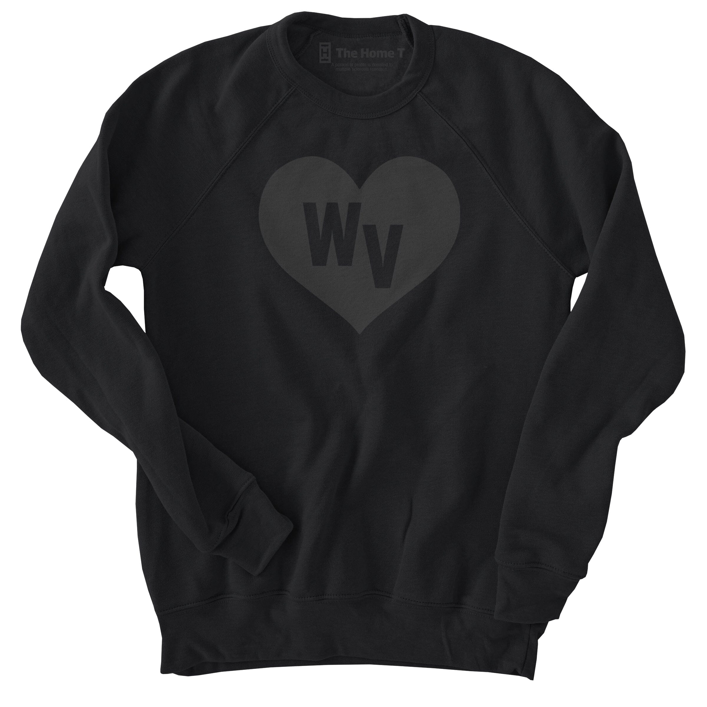 West Virginia Black on Black Heart