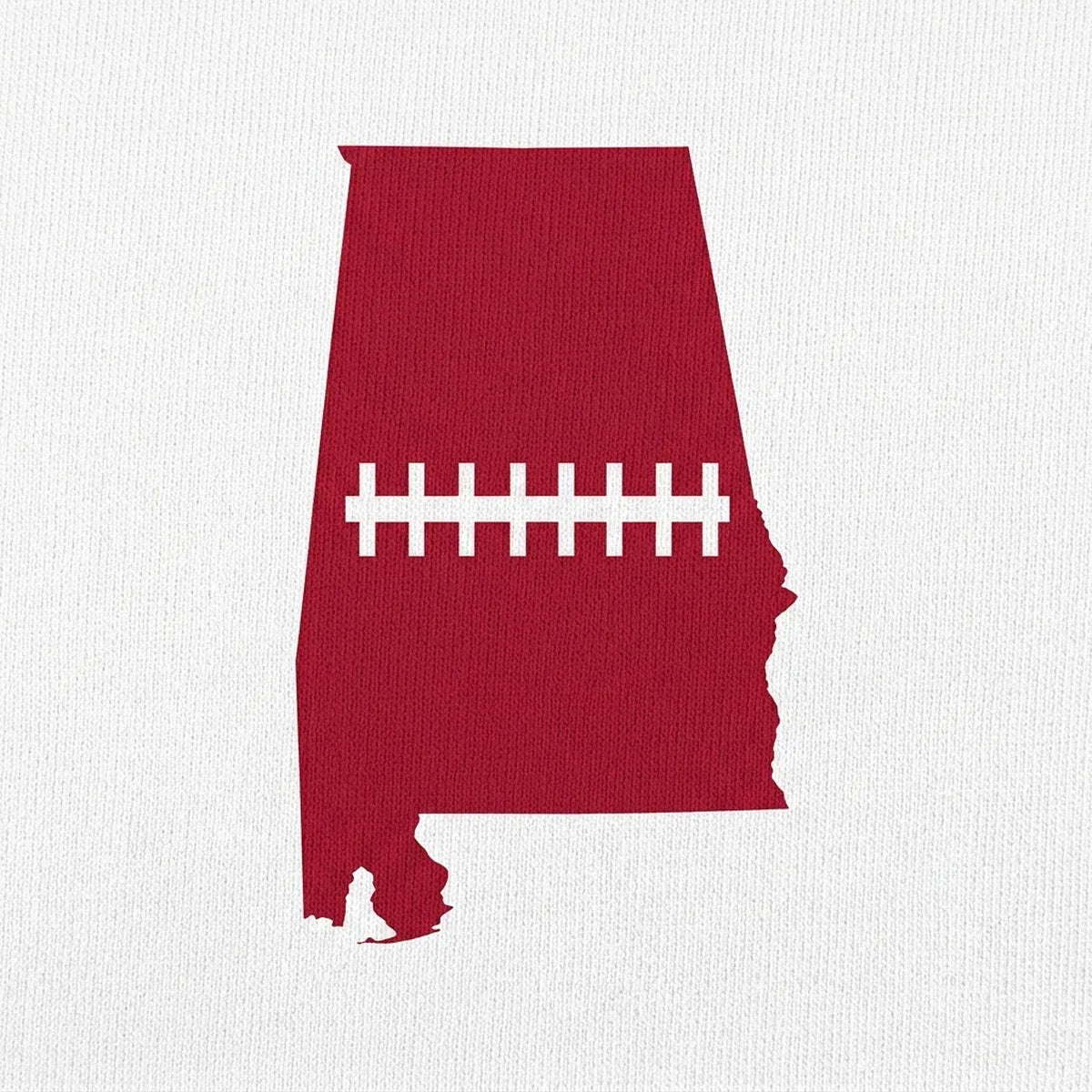 Alabama Football Print design close-up