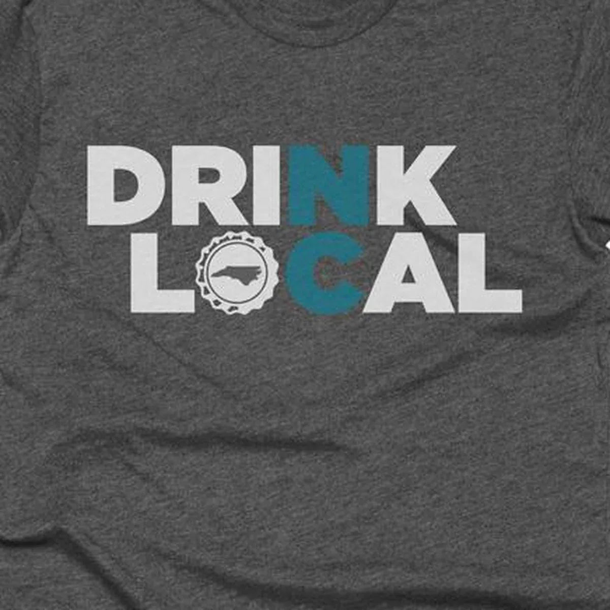 North Carolina Drink Local design close-up