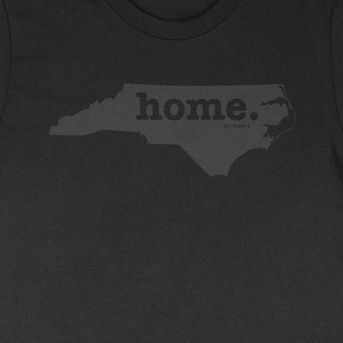 North Carolina Home Black on Black design close-up