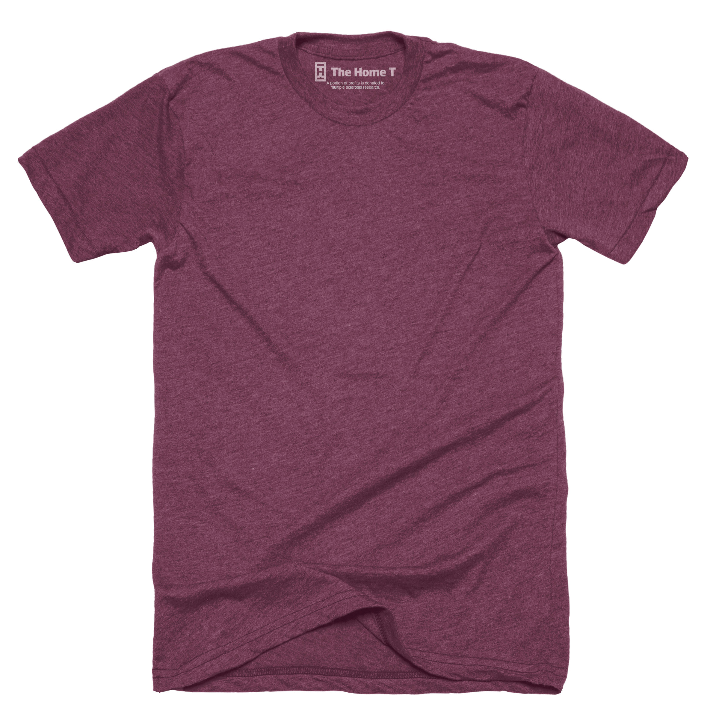 Maroon basic crew neck shirt