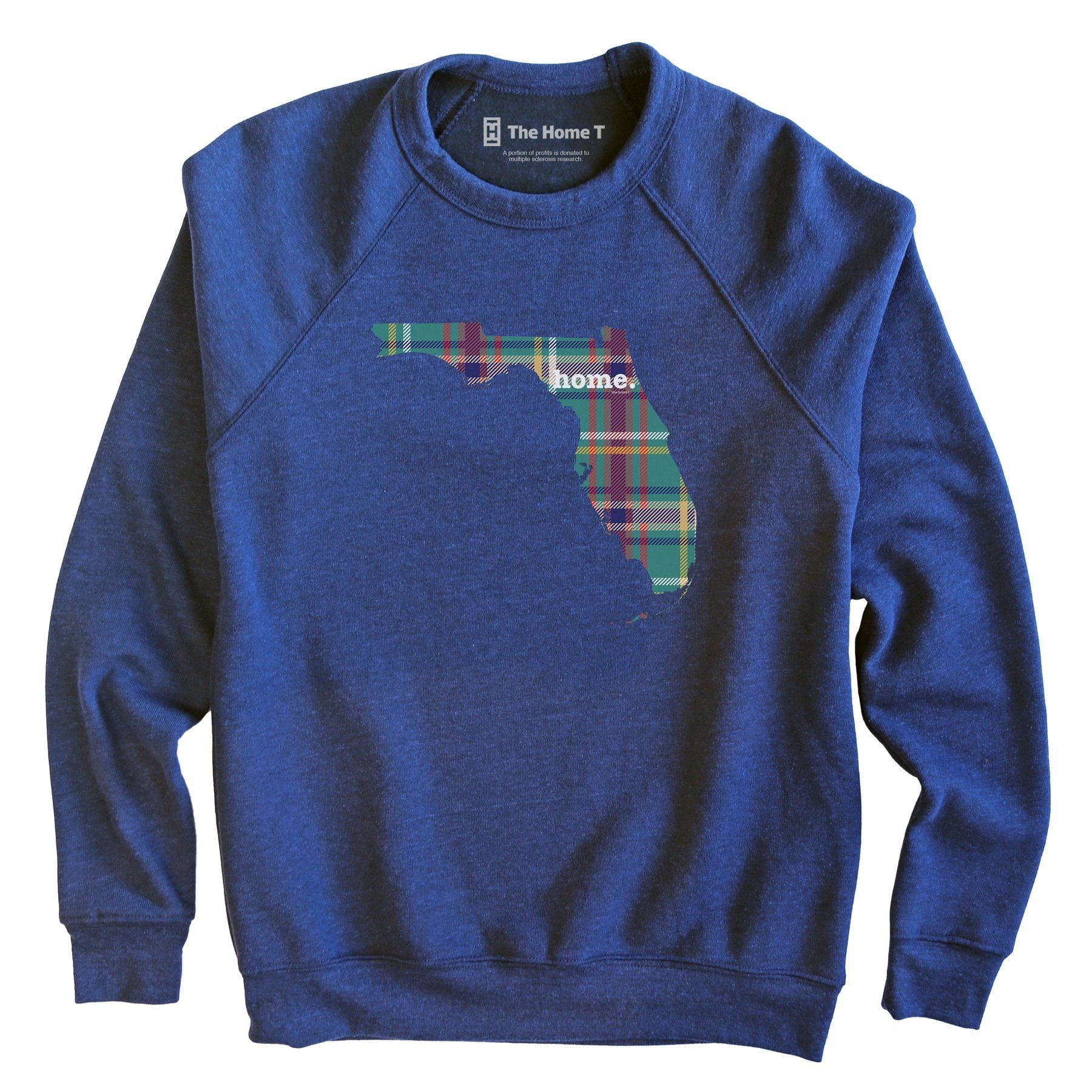 Florida Limited Edition Green Plaid Green Plaid The Home T XS Sweatshirt