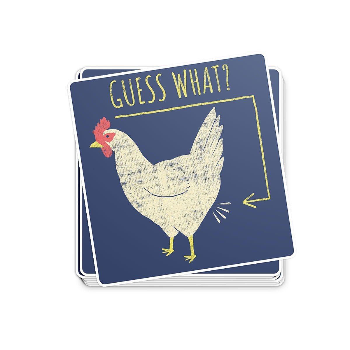 Chicken Butt Sticker