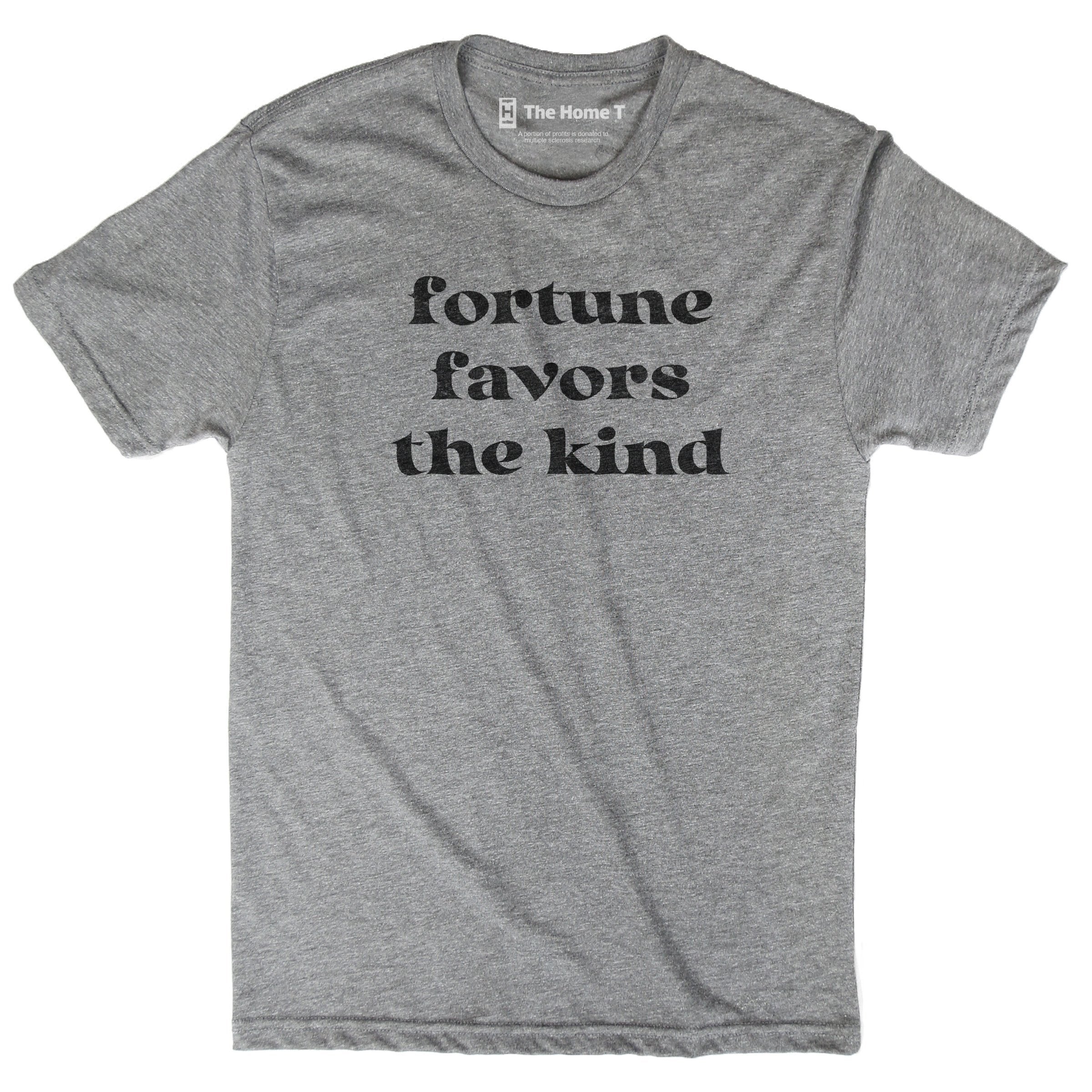 Fortune Favors the Kind Athletic Grey Crewneck