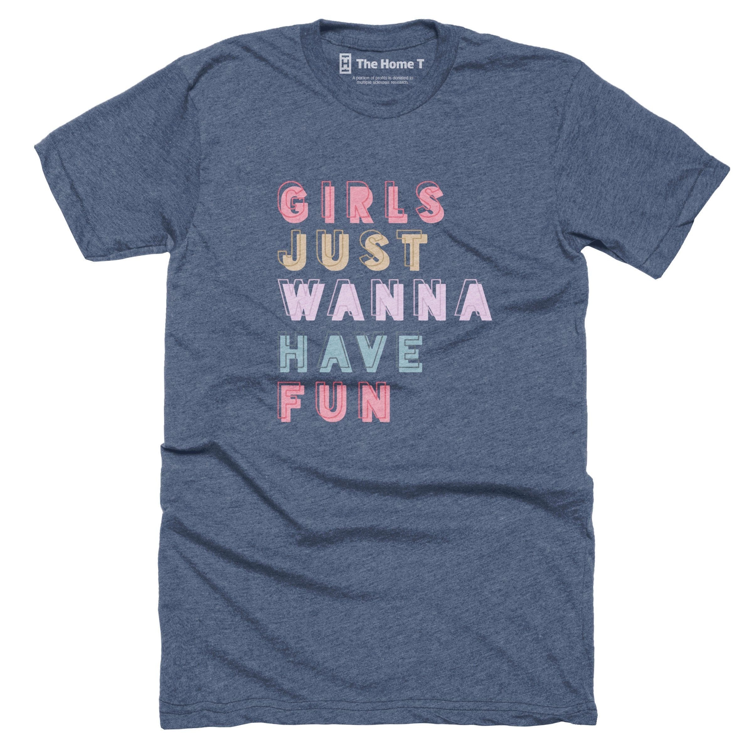 Girls Just Wanna Have Fun Navy