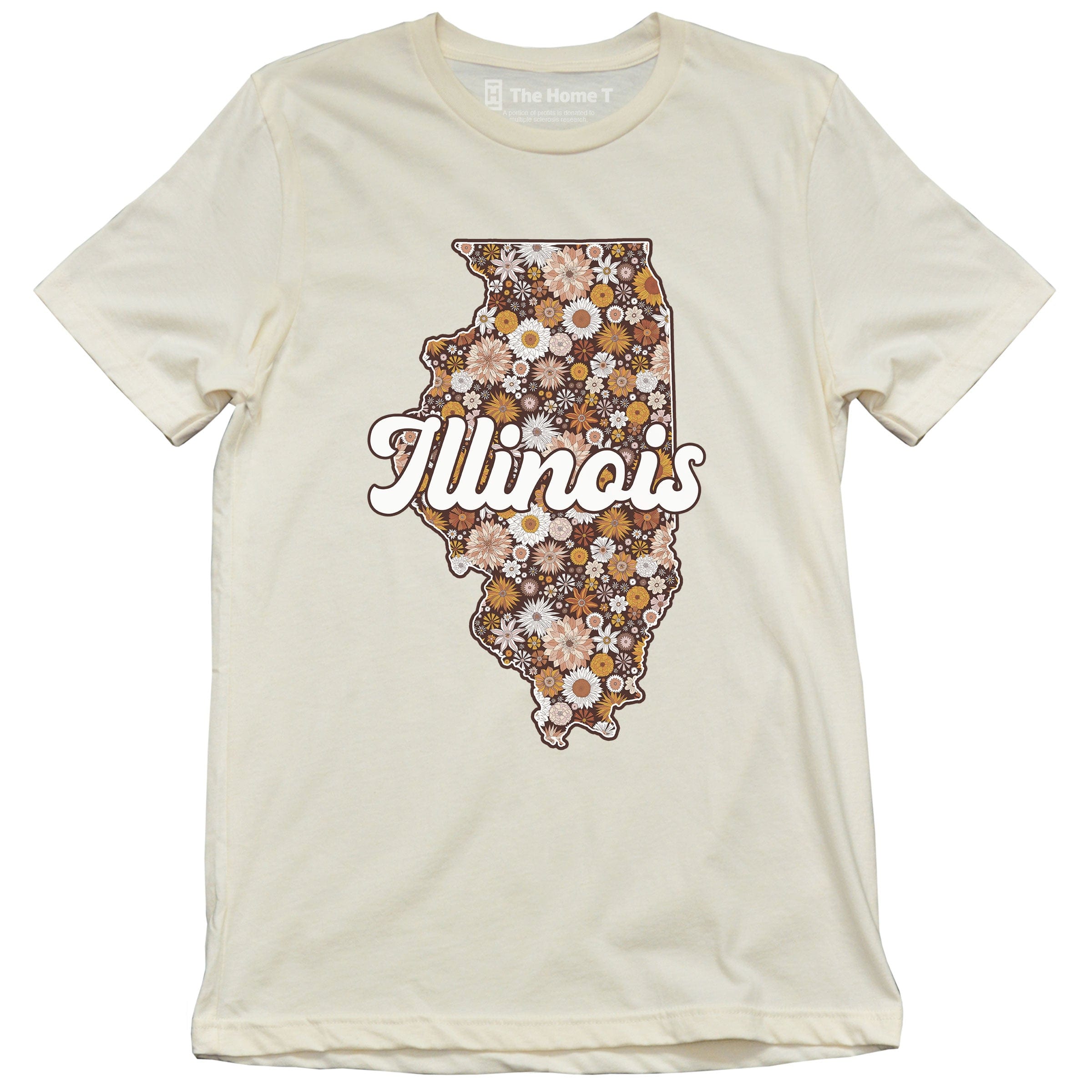 Retro Floral Illinois