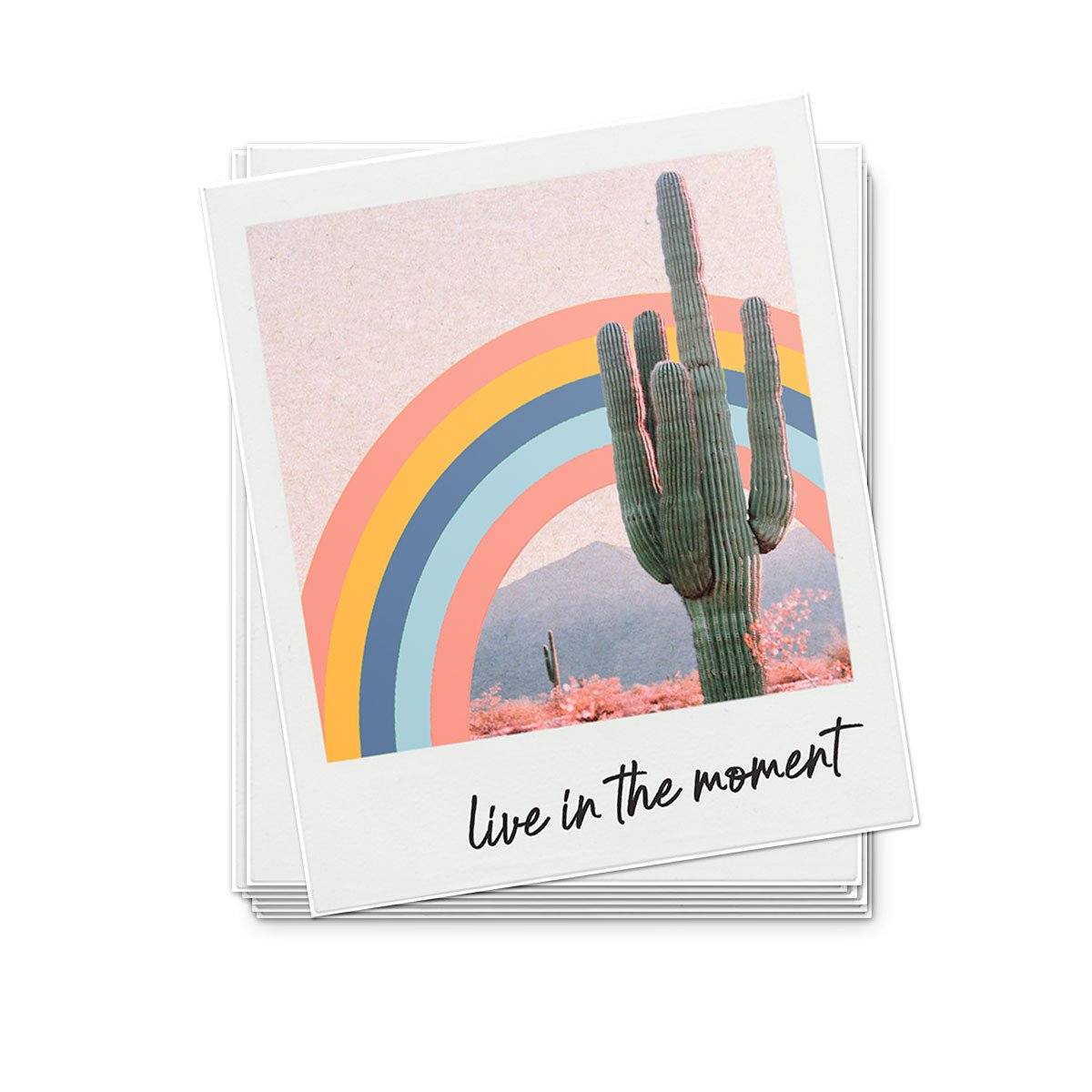 Live In The Moment Sticker The Home T