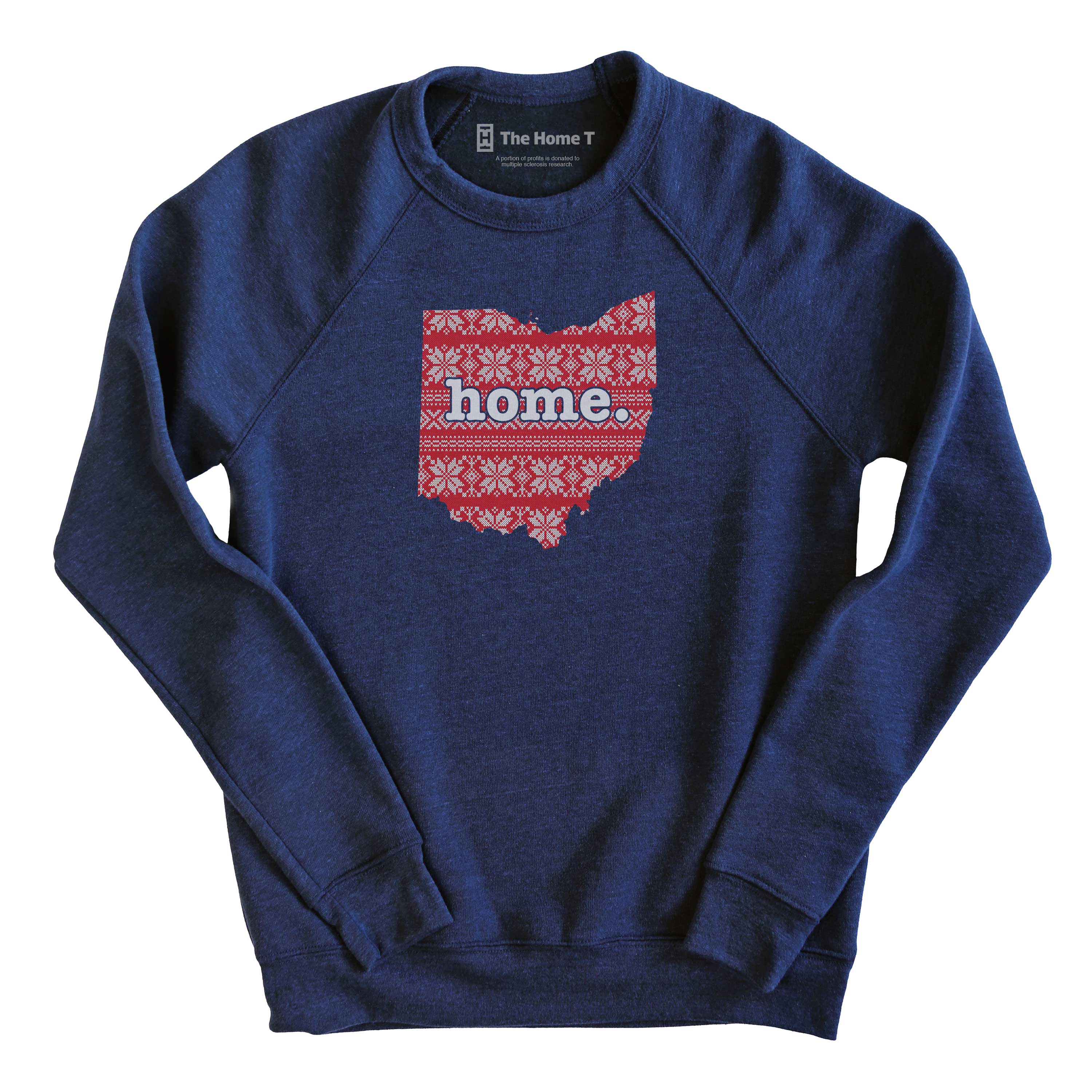 Ohio Christmas Sweater Pattern Christmas Sweater The Home T XS Navy Sweatshirt