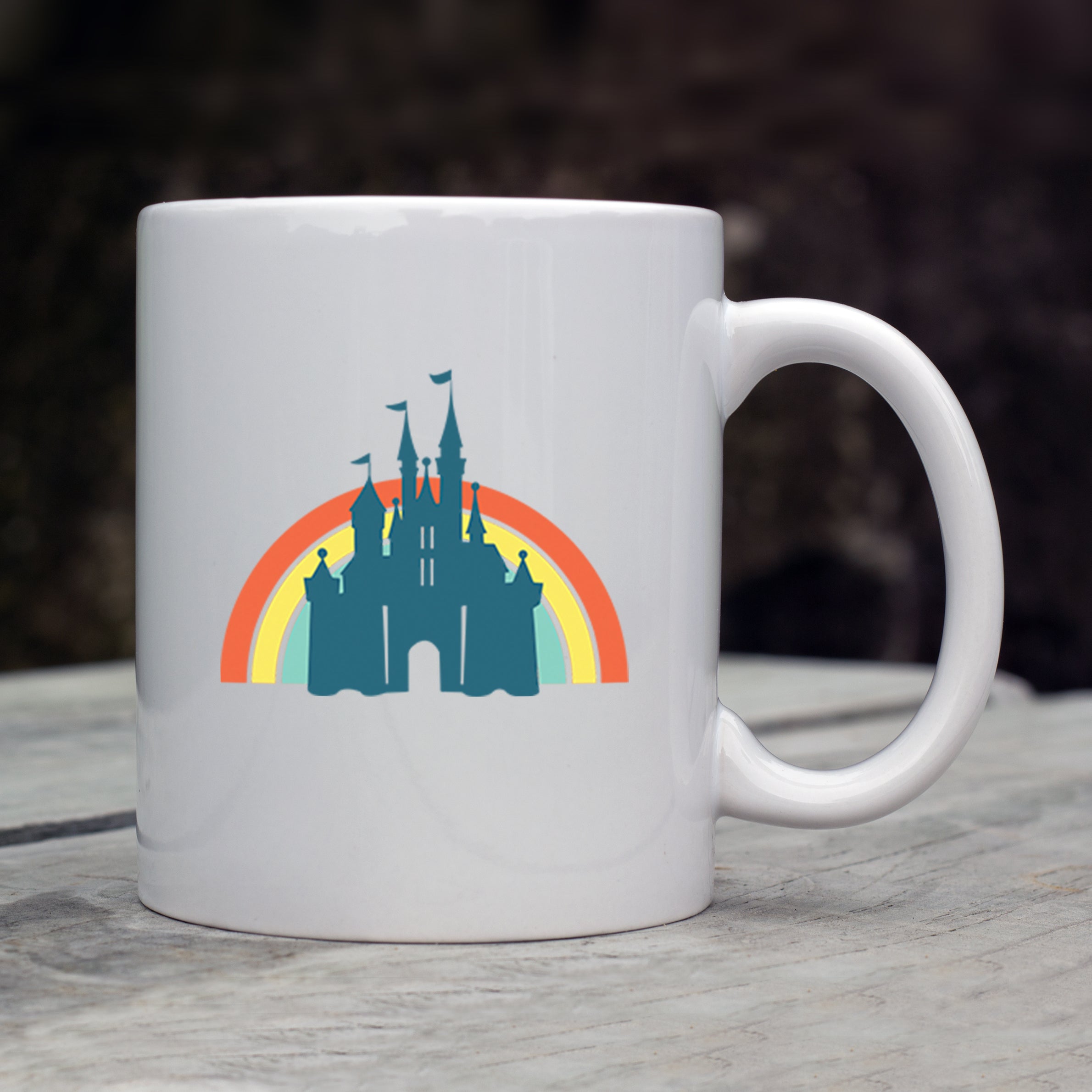 Rainbow Castle Mug