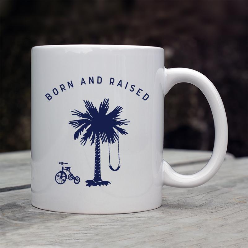 SC Born and Raised Mug