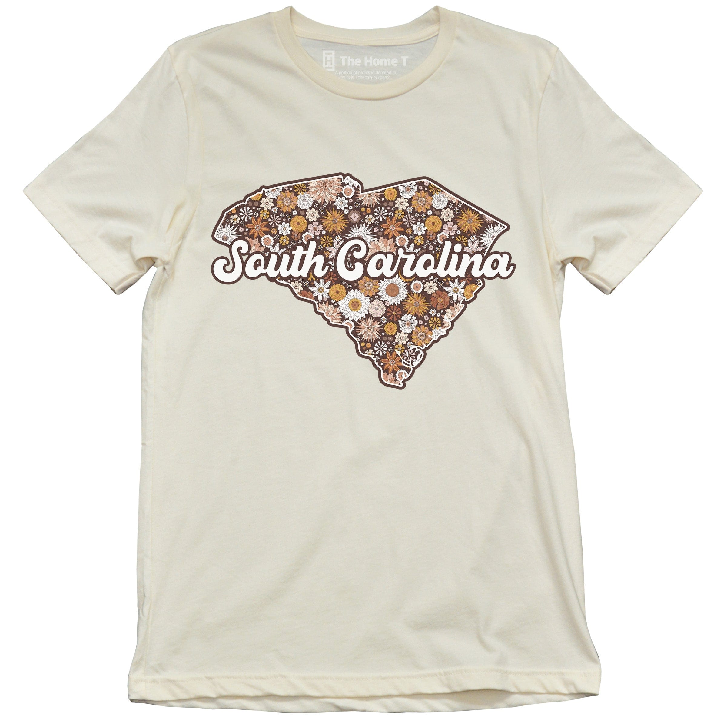 Retro Floral South Carolina