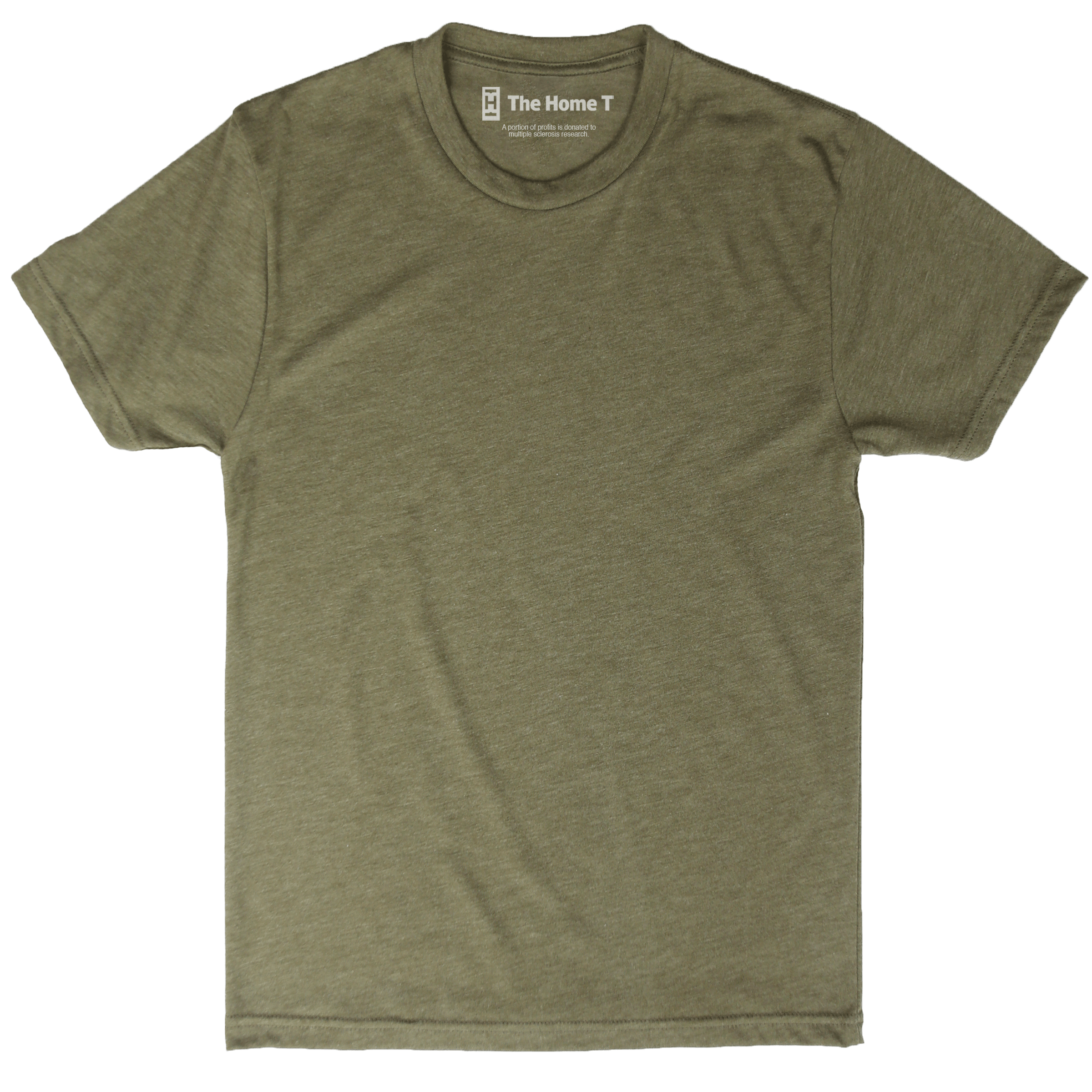 Army Green basic crew neck shirt