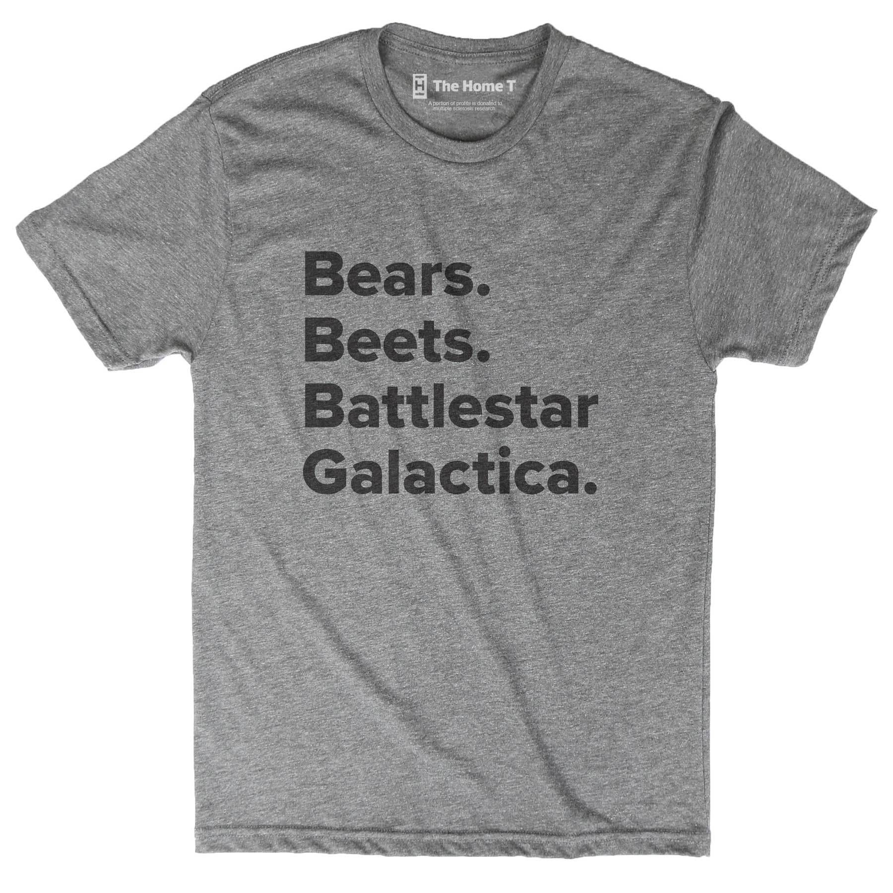 Bears. Beets. Battlestar Galactica.