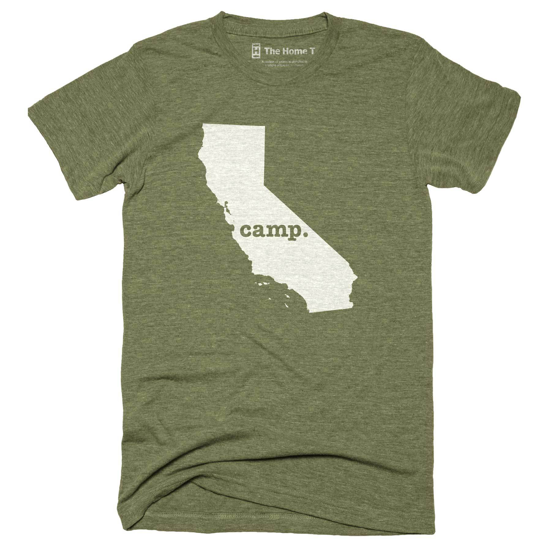 California Camp Home T-Shirt Outdoor Collection The Home T XXL Army Green