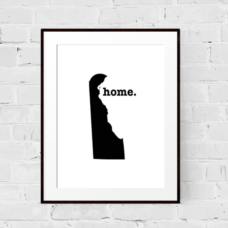 Delaware Art Print