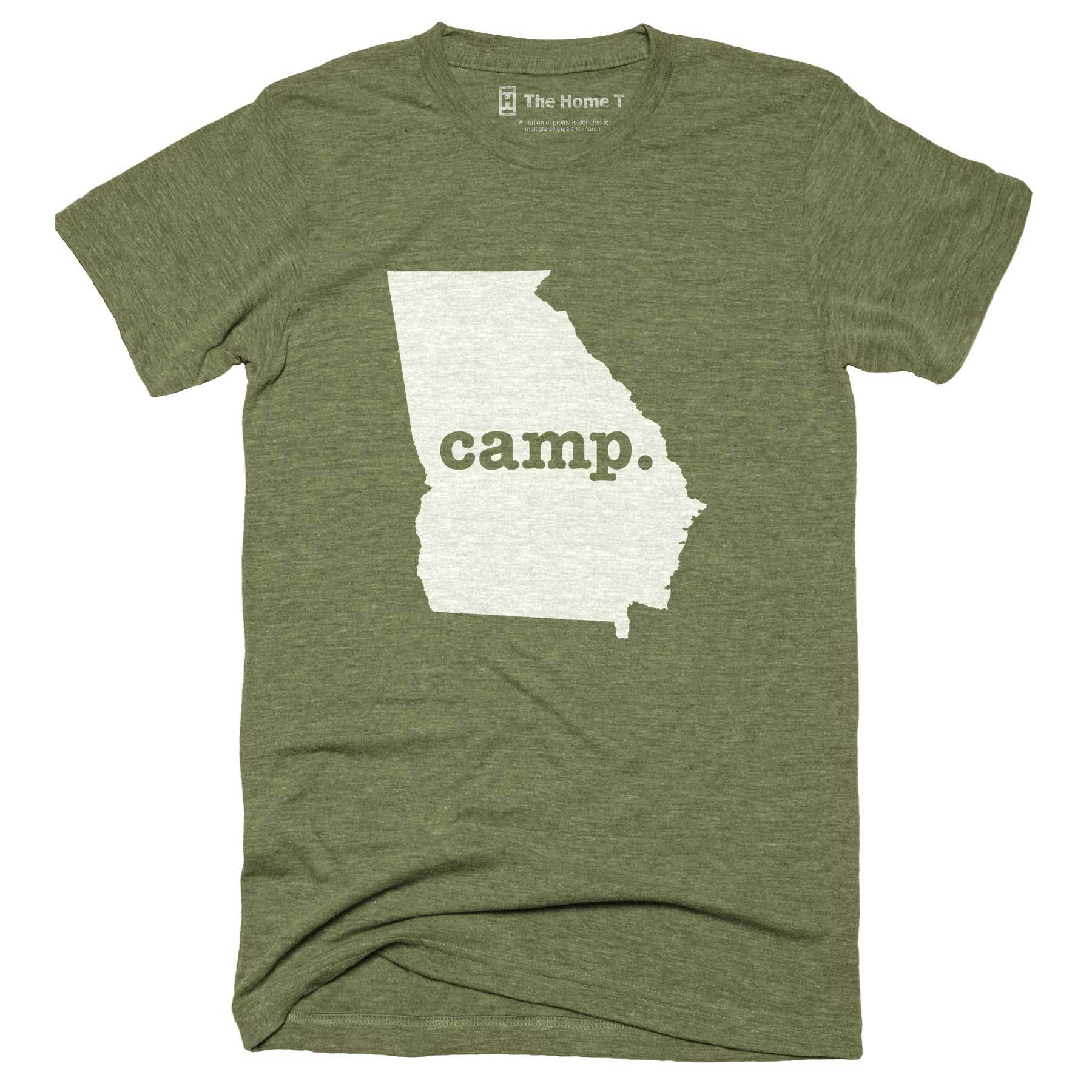 Georgia Camp Home T-Shirt Outdoor Collection The Home T XXL Army Green