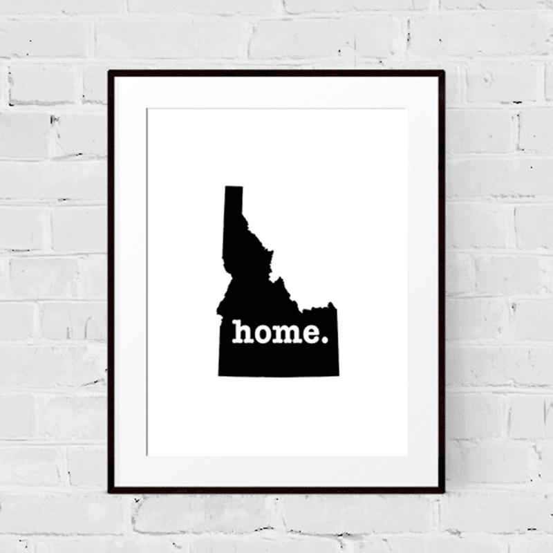 Idaho Art Print