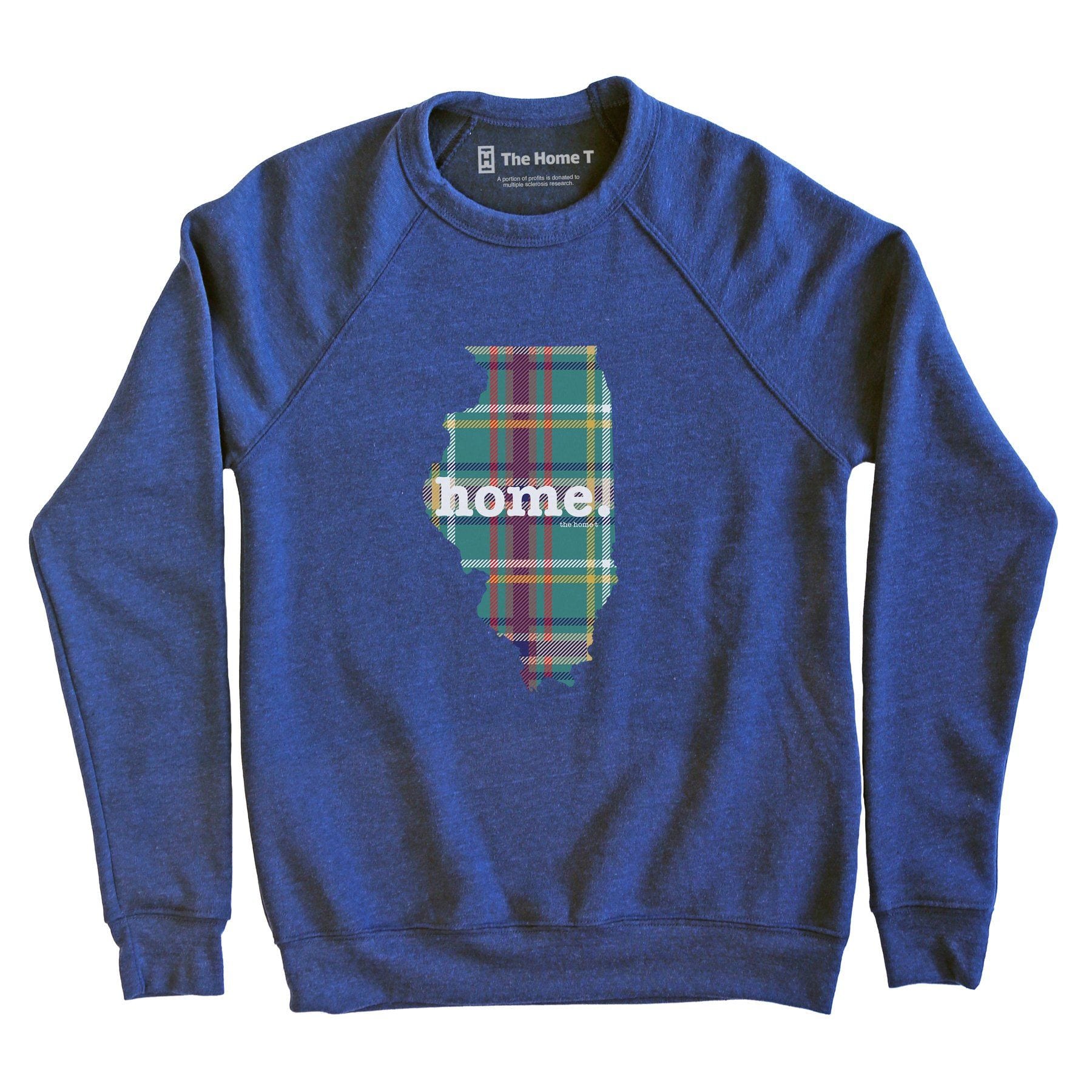 Illinois Limited Edition Green Plaid Green Plaid The Home T XS Sweatshirt
