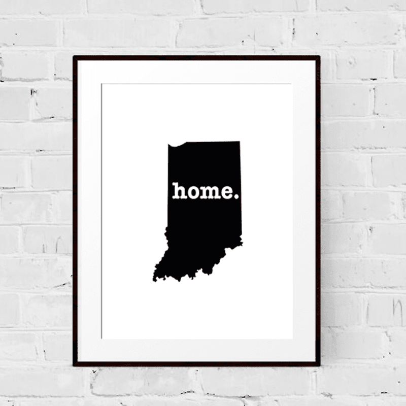 Indiana Art Print