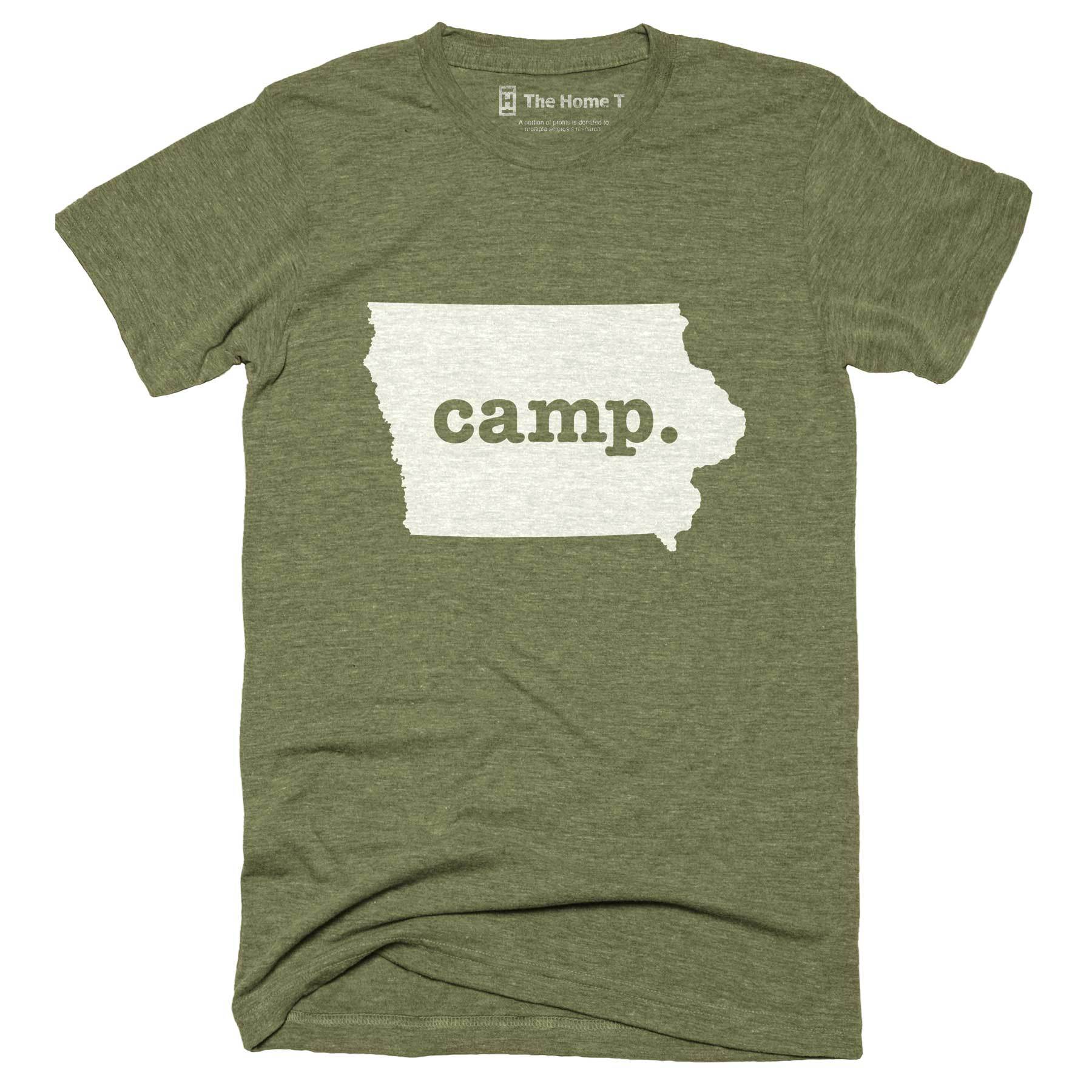 Iowa Camp Home T-Shirt Outdoor Collection The Home T XXL Army Green