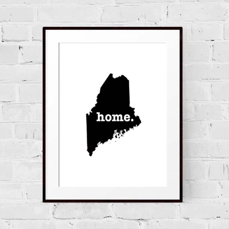 Maine Art Print