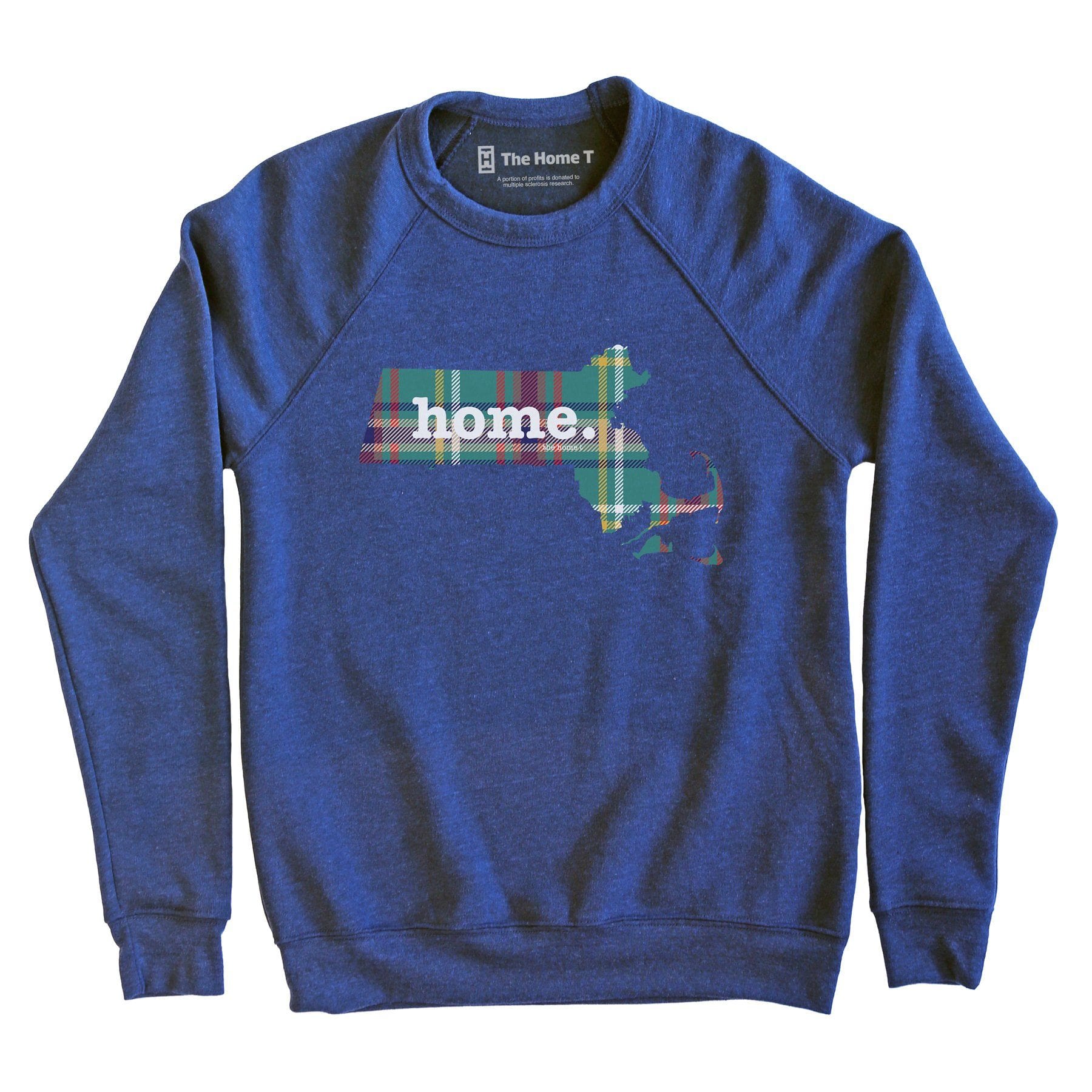 Massachusetts Limited Edition Green Plaid Green Plaid The Home T XS Sweatshirt
