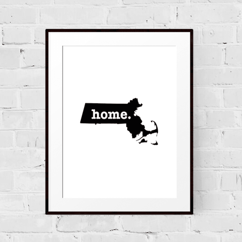 Massachusetts Art Print