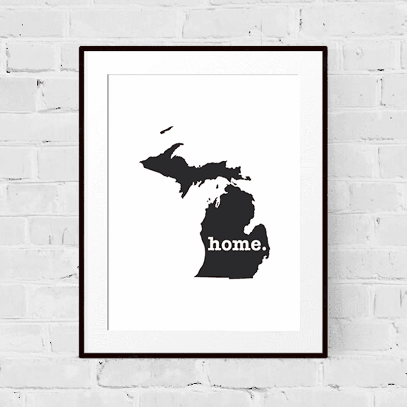 Michigan Art Print