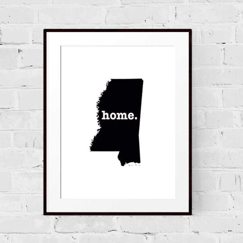 Mississippi Art Print