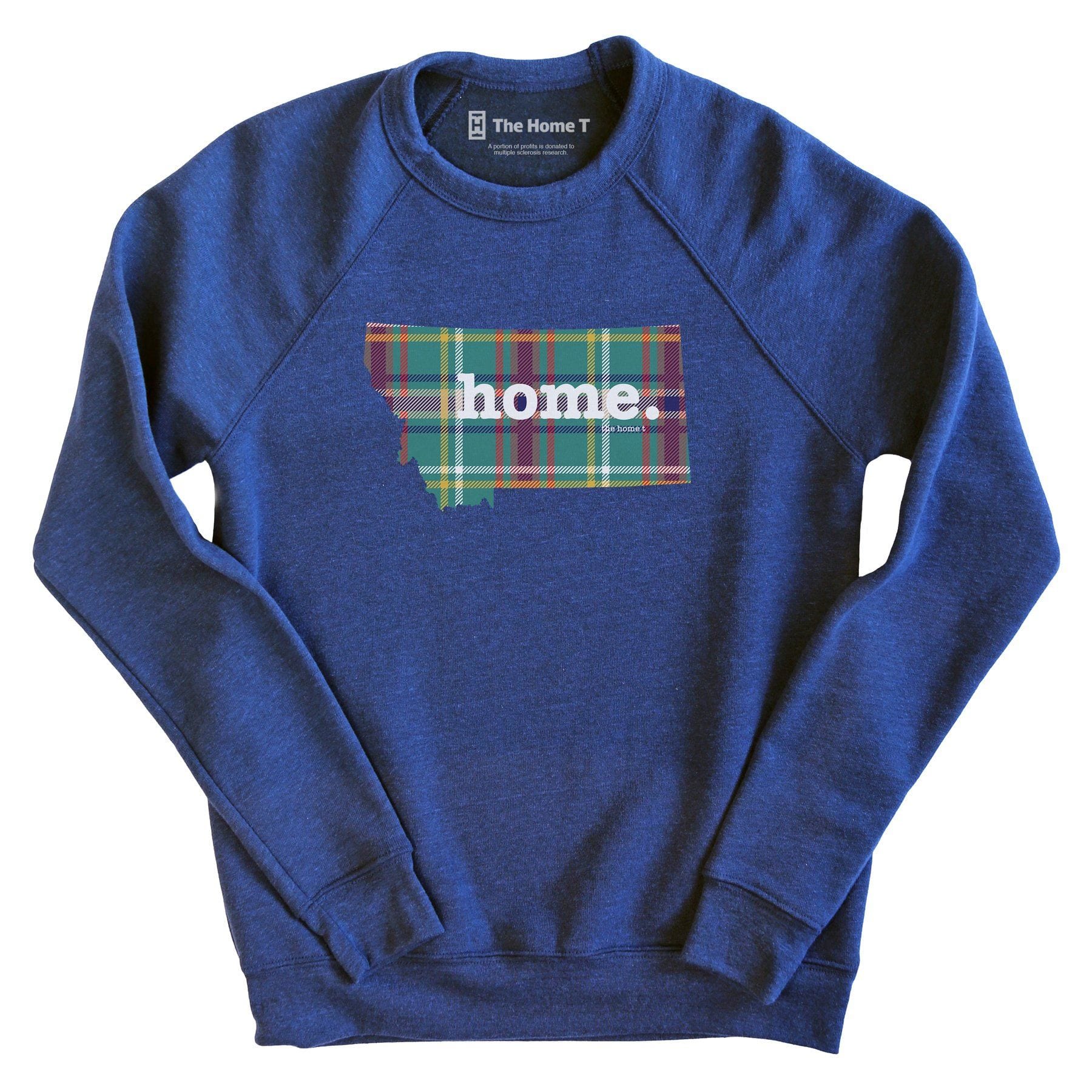 Montana Limited Edition Green Plaid Green Plaid The Home T XS Sweatshirt