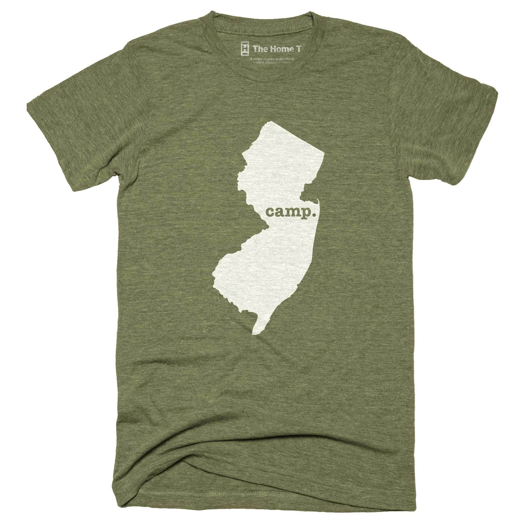 New Jersey Camp Home T-Shirt Outdoor Collection The Home T XXL Army Green