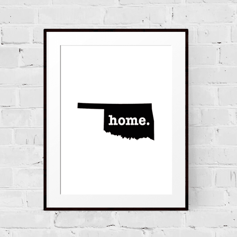 Oklahoma Art Print