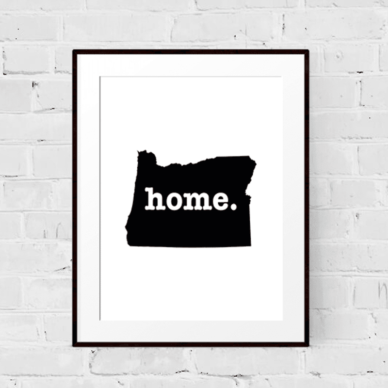 Oregon Art Print