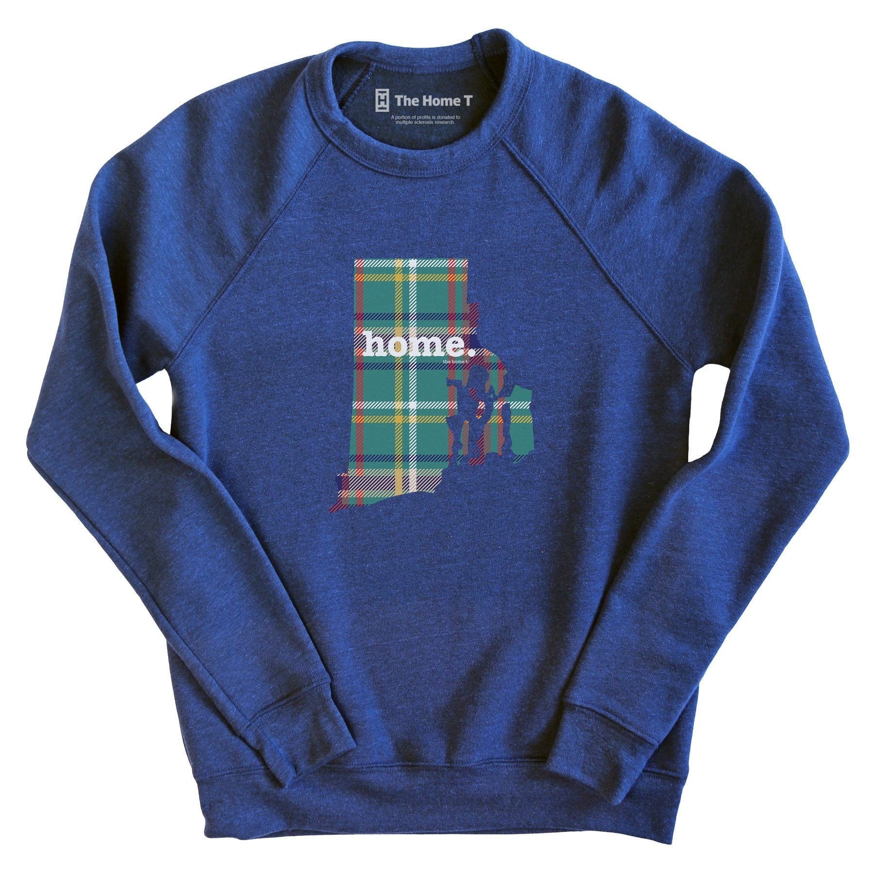 Rhode Island Limited Edition Green Plaid Green Plaid The Home T XS Sweatshirt