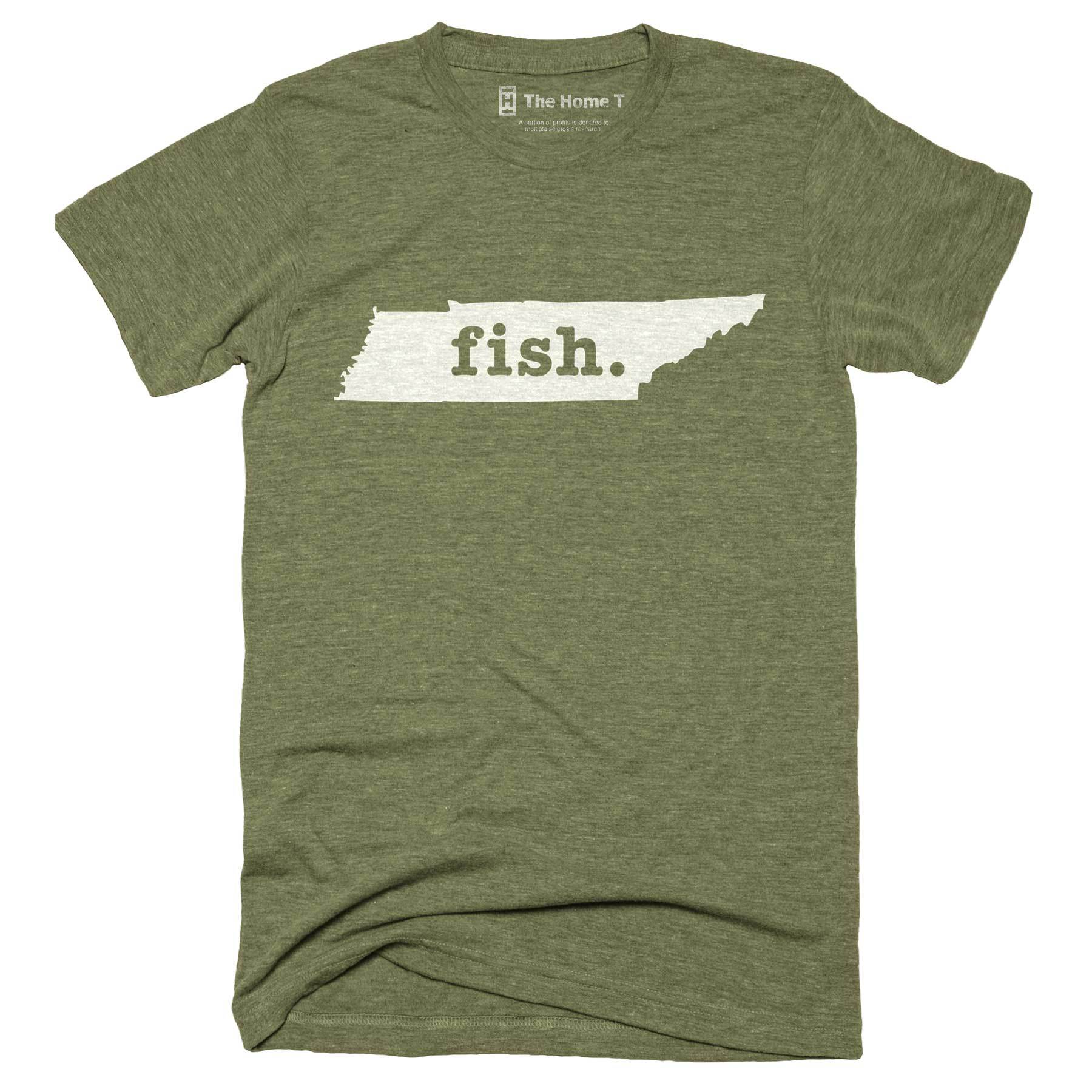 Tennessee Fish Home T-Shirt Outdoor Collection The Home T XXL Army Green