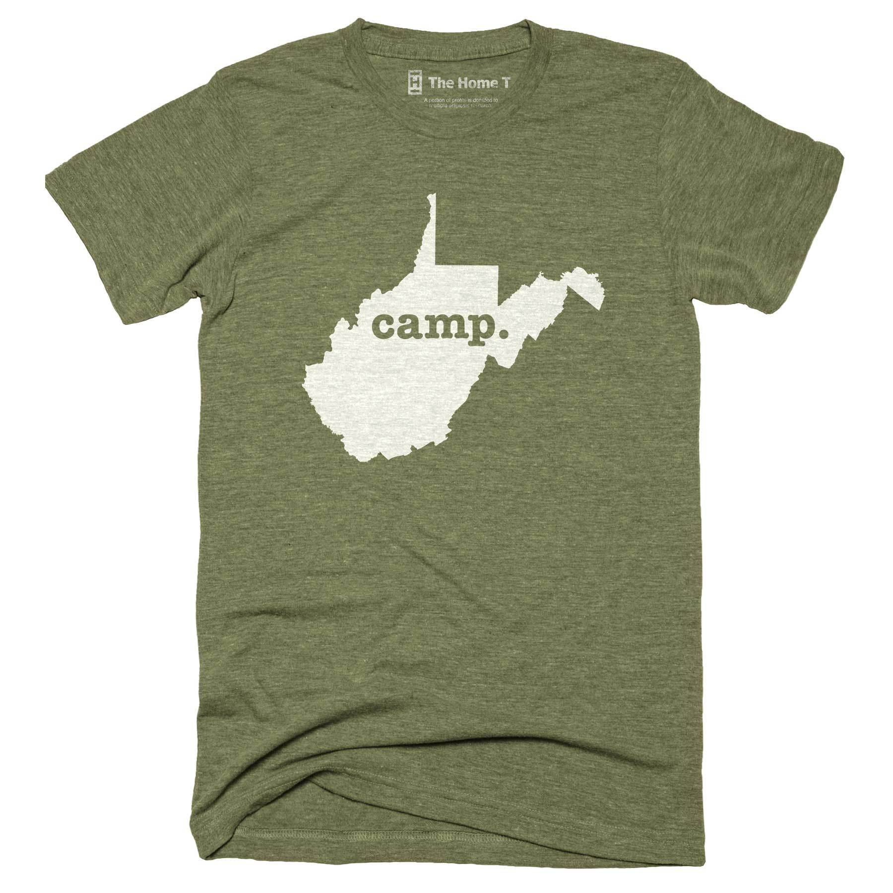 West Virginia Camp Home T-Shirt Outdoor Collection The Home T XXL Army Green