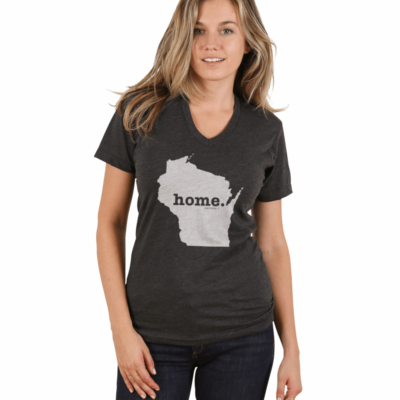 Wisconsin Home V-neck