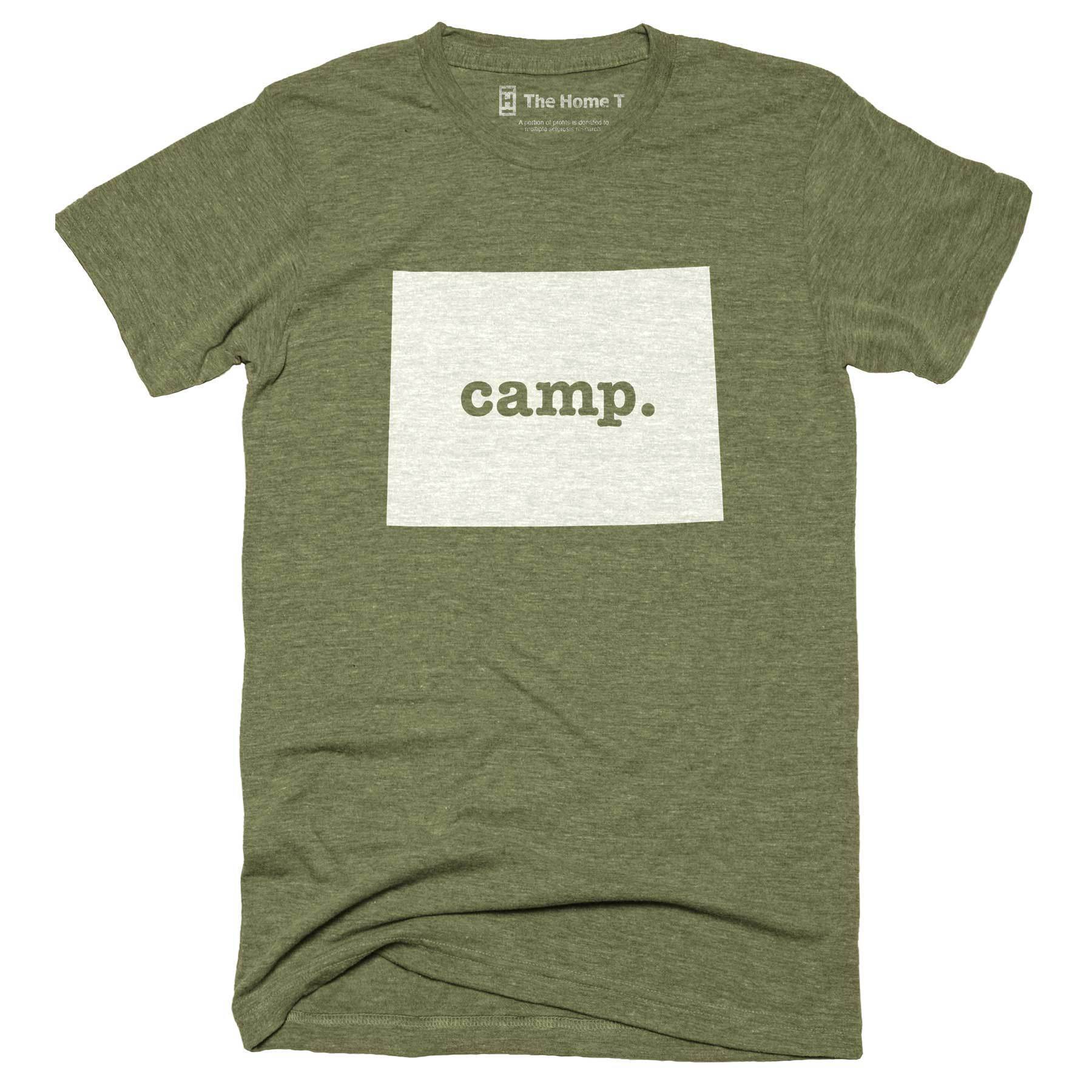 Wyoming Camp Home T-Shirt Outdoor Collection The Home T XXL Army Green