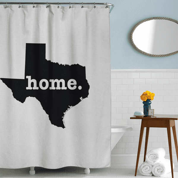 Awesome Simple Shower Curtains To Show Off Your State Pride
