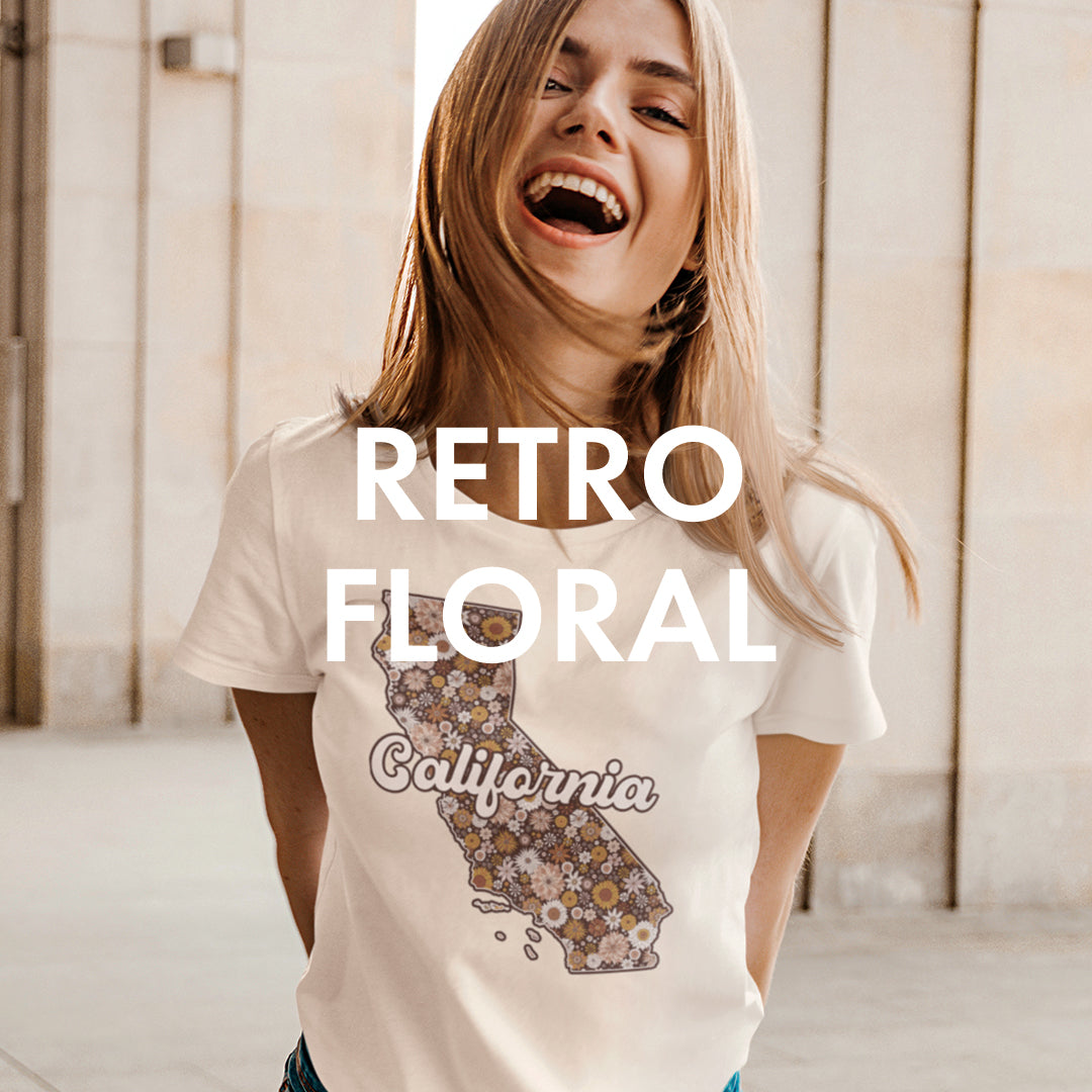 Retro Floral States