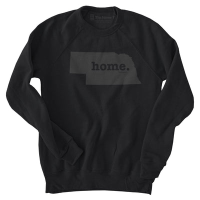 Nebraska Home Black on Black