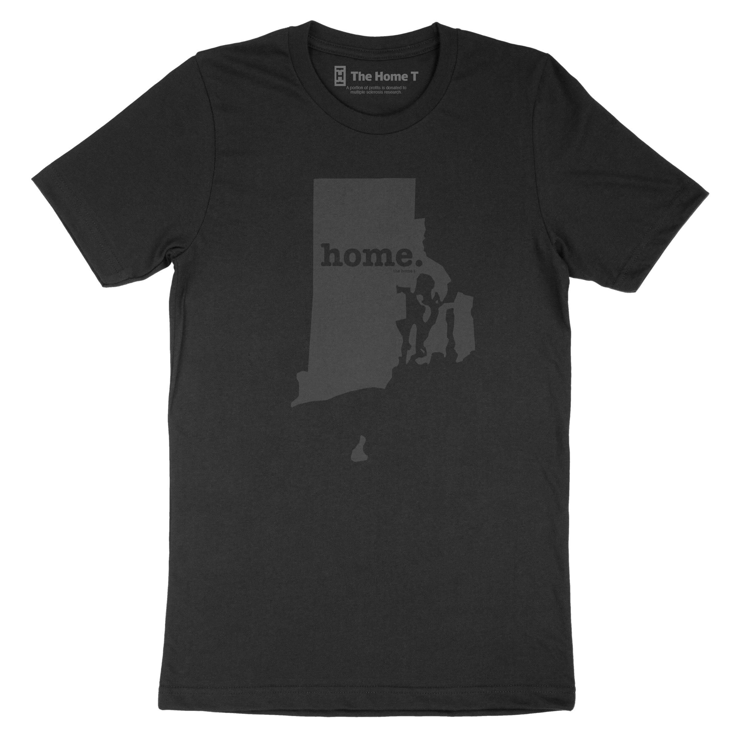 Rhode Island Home Black on Black