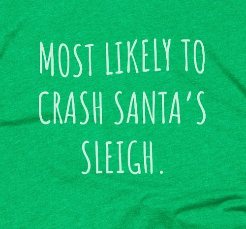 Most Likely To Crash Santa's Sleigh