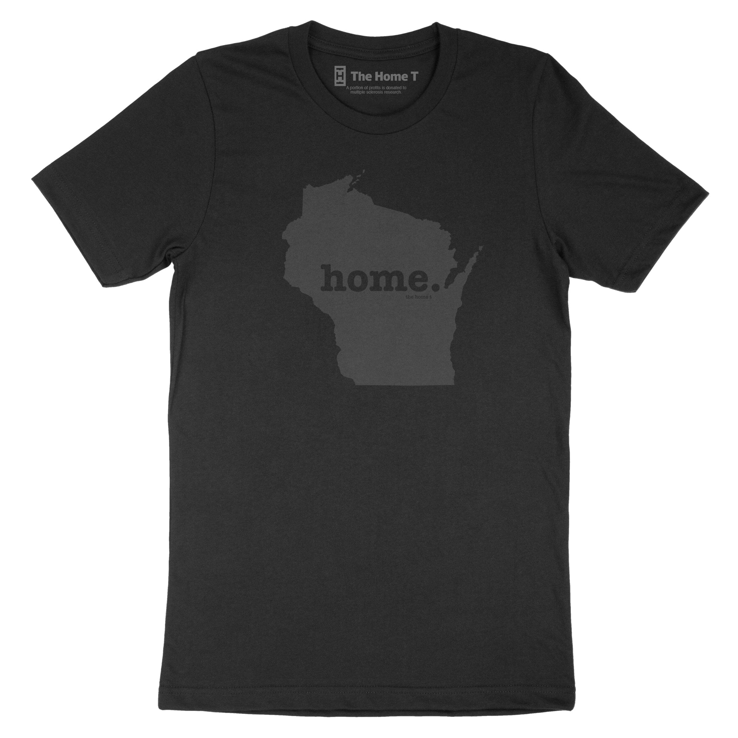 Wisconsin Home Black on Black