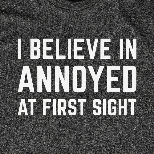 Annoyed At First Sight