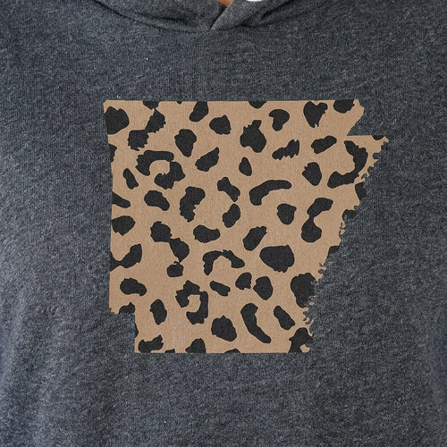 Arkansas Leopard Pattern Hoodie