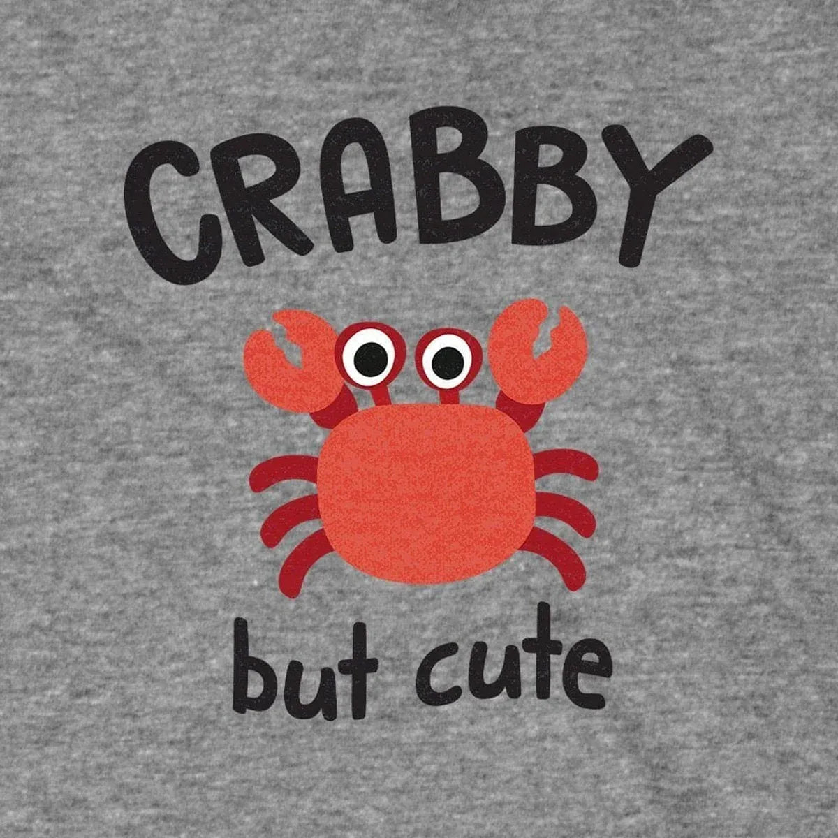 Crabby But Cute Kids design close-up