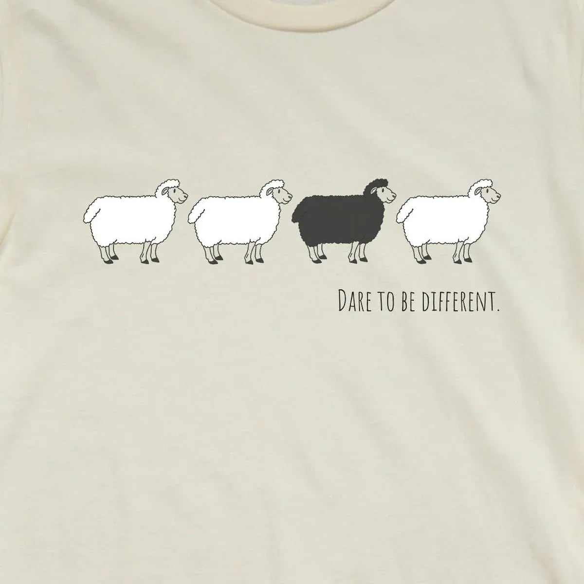Dare to Be Different design close-up