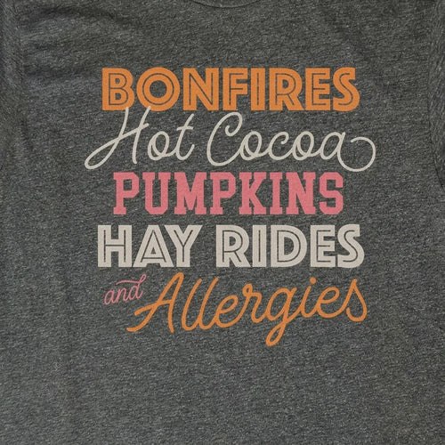 Fall Bonfires & Allergies