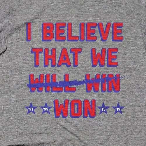 I Believe That We Won!